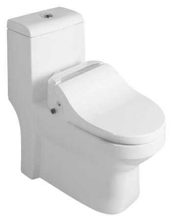 SAPHO HUBERT WC kombi, zadní/spodní odpad s elektronickým bidetem USPA LUX UB-6635RU-2