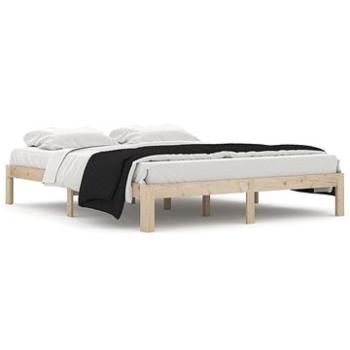 Rám postele masivní dřevo borovice 160 × 200 cm, 810375 (810375)