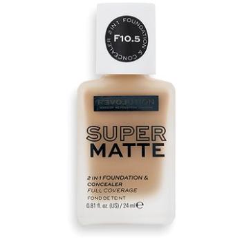 REVOLUTION RELOVE Supermatte Foundation F10.5 24 ml (5057566479554)