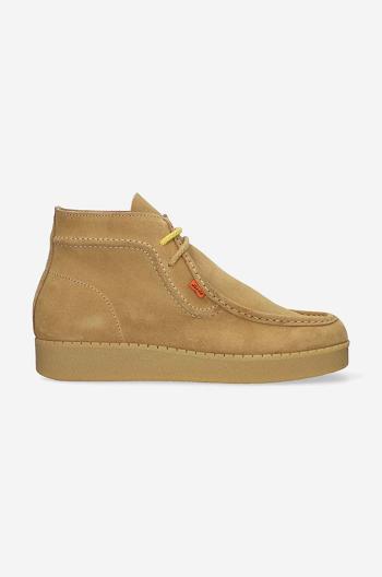 Semišové kotníkové boty Levi's Footwear&Accessories D7352.0004 RVN 75 hnědá barva, D7352.0004-brown