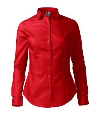 MALFINI Dámská košile s dlouhým rukávem Style - Červená | M