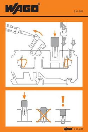 Manipulační nálepka, WAGO 210-283, 100 ks