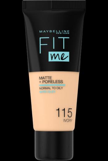 Maybelline Fit Me sjednocující matující make-up pro normální až mastnou pleť 115 Ivory 30 ml