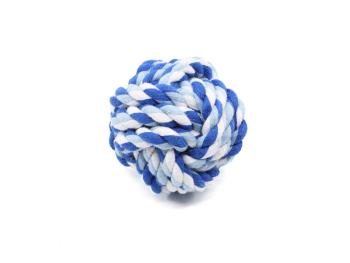 Vsepropejska Tin zapletené míčky pro psa | 8 cm Barva: Modrá, Průměr: 6 cm