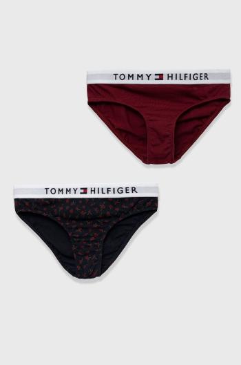 Dětské kalhotky Tommy Hilfiger 2-pack tmavomodrá barva