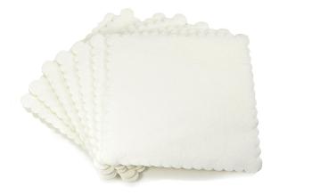 Ubrousky bílé jednoduché Gastro 15x15 cm 200 ks - Arpex