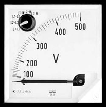 Analogové panelové měřidlo Lumel EP27 500V 500 V/AC Elektromagnetický