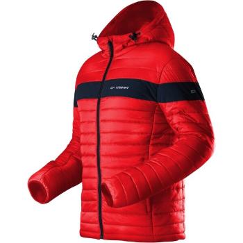 TRIMM CREDIT Pánská prošívaná bunda, červená, velikost XL