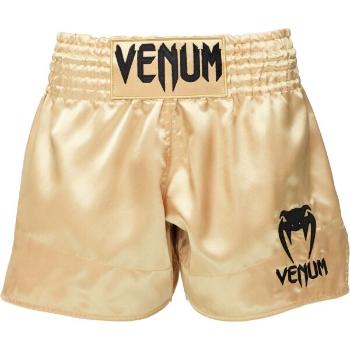 Venum CLASSIC MUAY THAI SHORTS Kraťasy na thajský box, zlatá, velikost