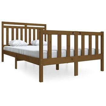 Rám postele medově hnědý masivní dřevo 120 × 200 cm, 3100956 (3100956)