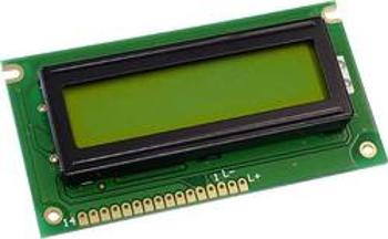 LCD displej Display Elektronik DEM16217SYH-LY, 16 x 2 Pixel, (š x v x h) 84 x 44 x 10.1 mm, žlutozelená