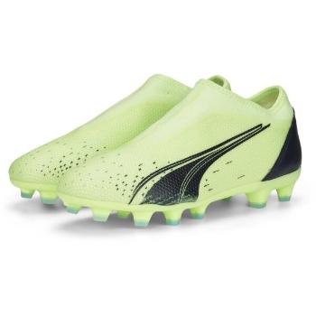 Puma ULTRA MATCH LL FG/AG JR Dětské kopačky, světle zelená, velikost 28