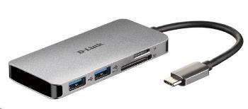 D-Link DUB-M610 6-in-1 USB-C Hub with HDMI/Card Reader/Power Delivery