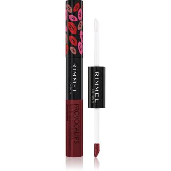 Rimmel Provocalips dlouhotrvající dvoufázová barva a lesk na rty odstín 550 Play With Fire 7 ml