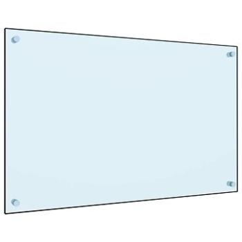 Kuchyňský panel bílý 80×50 cm tvrzené sklo