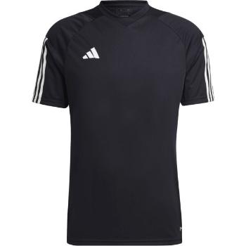 adidas TIRO23 COMPETITION JERSEY Pánské sportovní triko, černá, velikost