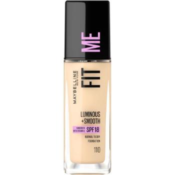 Maybelline Fit Me! SPF18 30 ml make-up pro ženy 110 Porcelain na dehydratovanou pleť