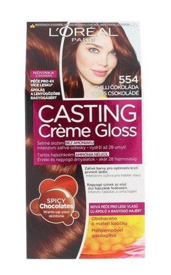 Barva na vlasy L´Oréal Paris - Casting Creme Gloss 554 Chilli Chocolate 1 ks 