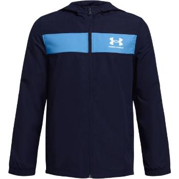 Under Armour SPORTSTYLE WINDBREAKER Chlapecká bunda, modrá, velikost