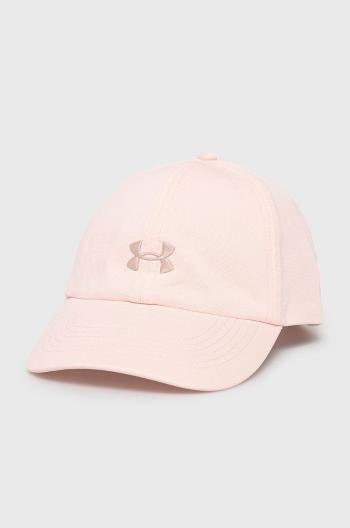 Kšiltovka Under Armour 1351267 růžová barva, hladká