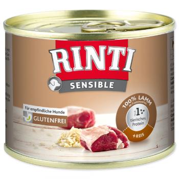 Konzerva Rinti Sensible jehně + rýže 185g