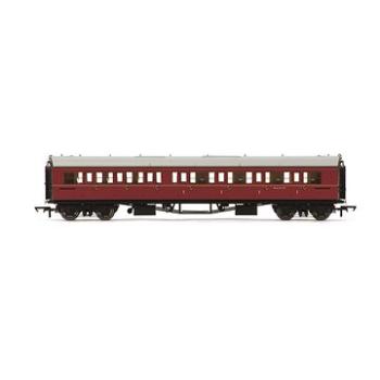 Vagón osobní HORNBY R4767 - BR Collett Coach Corridor Composite RH, Maroon (5055288637238)