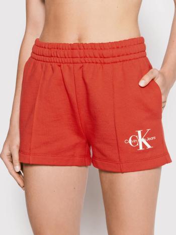Calvin Klein dámské červené teplákové šortky - M (XL1)