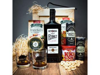 Dárková bedna s páčidlem pro muže Fernet Stock Original Celá ČR