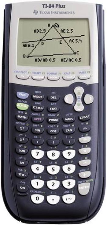 Texas Instruments TI-84 PLUS grafický počítač černá, šedá na baterii (š x v x h) 89 x 27 x 192 mm