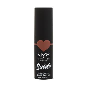 NYX Professional Makeup Suède Matte Lipstick 3,5 g rtěnka pro ženy poškozený obal 05 Brunch Me