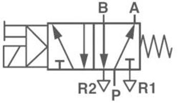 Elektropneumatický ventil Norgren V51B517A-A213J, 5/2-cestné, G 1/4, 24 V/DC