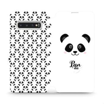 Flipové pouzdro na mobil Samsung Galaxy S10 - M030P Panda Amálka (5903226810864)