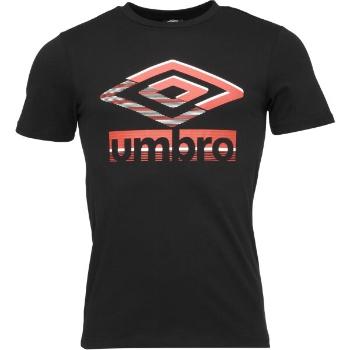 Umbro GLITCH GRAPHIC TEE Pánské triko, černá, velikost