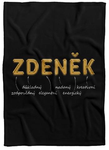 Deka Mužská jména – GOLD (Jméno: Zdeněk, Podšití beránkem: NE)