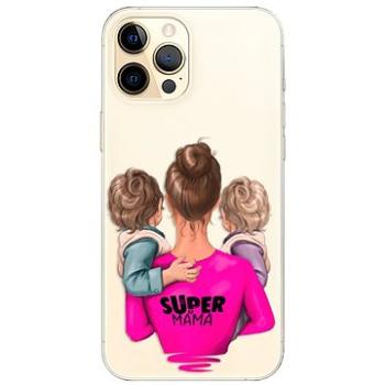 iSaprio Super Mama - Two Boys pro iPhone 12 Pro (smtwboy-TPU3-i12p)