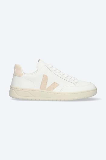 Kožené sneakers boty Veja V-12 bílá barva, XD0202335A