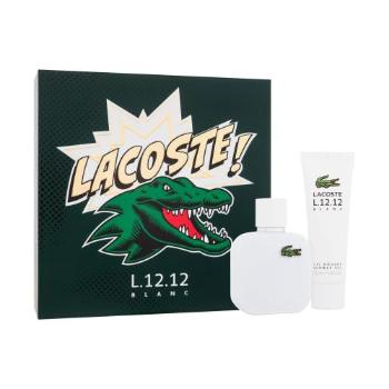 Lacoste Eau de Lacoste L.12.12 Blanc dárková kazeta toaletní voda 50 ml + sprchový gel 50 ml pro muže