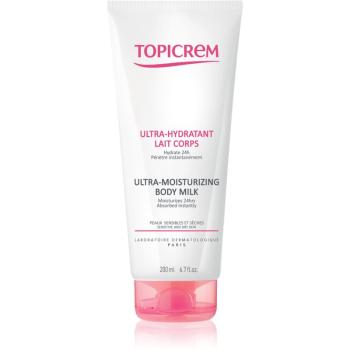 Topicrem UH BODY Ultra-Moisturizing Body Milk hloubkově hydratační tělové mléko pro suchou a citlivou pokožku 200 ml