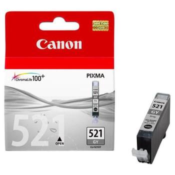 CANON CLI-521 GY - originální cartridge, šedá, 9ml