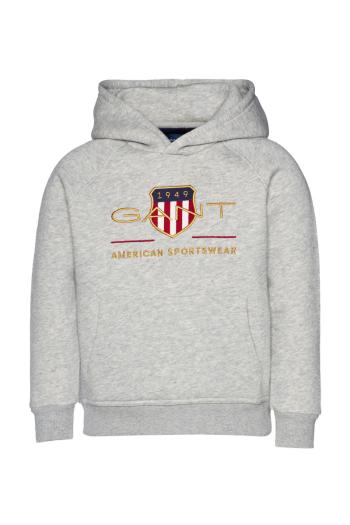 MIKINA GANT ARCHIVE SHIELD HOODIE šedá 110/116