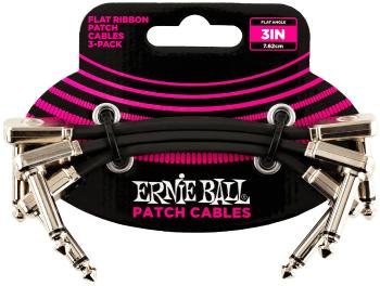 Ernie Ball 3" Flat Ribbon Patch Cable 3-Pack