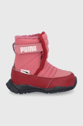 Dětské sněhule Puma 380746.G růžová barva