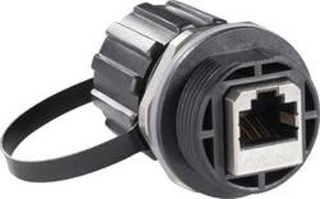 Vestavná spojka s krytkou RJ45 Conec 17-10000, IP67, 8P8C