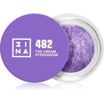 3INA The 24H Cream Eyeshadow krémové oční stíny odstín 482 - Purple 3 ml