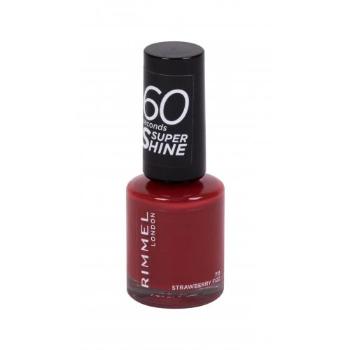 Rimmel London 60 Seconds Super Shine 8 ml lak na nehty pro ženy 713 Strawberry Fizz