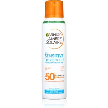 Garnier Ambre Solaire Sensitive Advanced opalovací mlha ve spreji pro velmi citlivou pleť SPF 50+ 150 ml