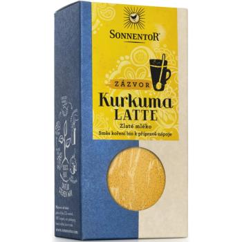 SONNENTOR Kurkuma Latte Zázvor prášek na přípravu nápoje v BIO kvalitě krabička 60 g