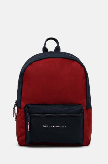 Dětský batoh Tommy Hilfiger červená barva, velký, vzorovaný, AU0AU01917