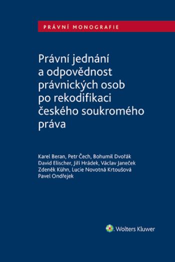 Právní jednání a odpovědnost právnických osob po rekodifikaci českého soukromého práva - kolektiv autorů - e-kniha