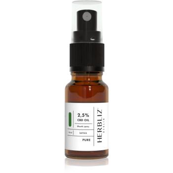 Herbliz Sativa CBD Oil 2,5% ústní sprej s CBD 10 ml